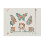 Verneuil  Art Nouveau Butterflies Postcards