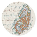 Verneuil  Art Nouveau Butterfly Stickers