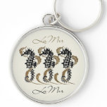 Verneuil Art Nouveau Seahorse Key Chain