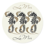 Verneuil Art Nouveau Seahorse Stickers