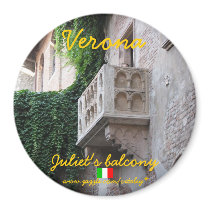 Verona Italy Juliet's balcony magnet design