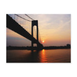 Verrazano Bridge at Dawn postcards