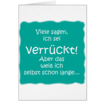 Verrückt! Grußkarten
