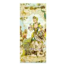 Versailles Butterfly Garden Tea Length Invitations