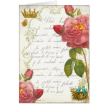 Versailles Marie Antoinette Garden Roses Greeting Cards