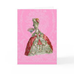 Versailles Marie Antoinette Stationery Card