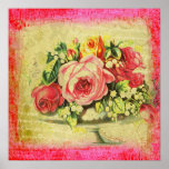 Versailles Roses Large Poster Print