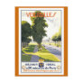 "Versailles" Vintage French Travel Poster Postcard