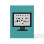 Version 1.0 Greeting Card