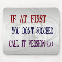 Version 1.0 mousepads