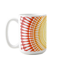 Vertigo Sunburst: Abstract Design: Coffee Mug