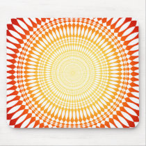 Vertigo Sunburst: Abstract Design: Mousepad