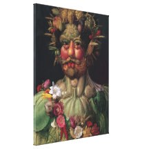 Vertumnus - Giuseppe Arcimboldo Stretched Canvas Print