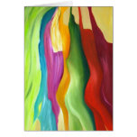 Very colorfull abstract painting. greeting cards