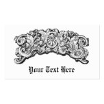 Very Elegant Scrollwork Business Cards