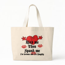 Very Funny Kiss Me I'm German Bags