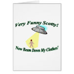 Very Funny Scotty Greeting Card
