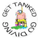 Very Funny SCUBA Diving stickers