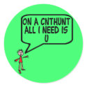 Very funny,very offensive cunt stickers