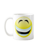 VERY HAPPY SMILEY FACE mugs