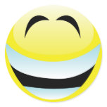 VERY HAPPY SMILEY FACE stickers