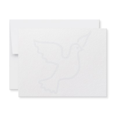 Very Light Blue Peace Dove Invitation by chmayer