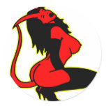 Very Sexy Naughty Devil Girl stickers