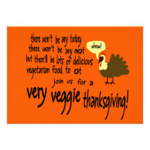 Very Veggie Thanksgiving Invitation