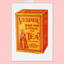 Vesper Tea Package, Greeting Card cards
