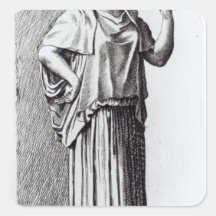 Vestal Virgin, c.1653 Square Sticker