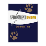 Vet Animal Care Appointment Reminder Post Cards