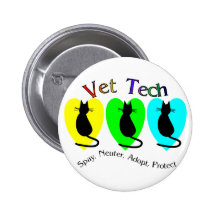 Vet Tech , Unique Gifts for Veterinary Staff Pins
