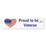 Veteran bumper stickers