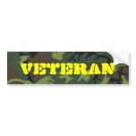 Veteran (Camoflauge) Bumper Sticker
