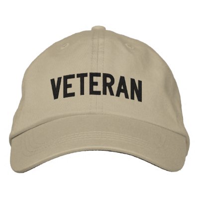 VETERAN EMBROIDERED BASEBALL CAPS