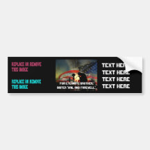 Veteran Memorial Vale of Tears Remembrance Bumper Sticker