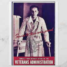 Veterans Administration Flyer Design