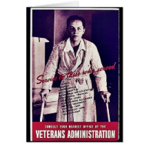 Veterans Administration Greeting Cards
