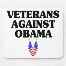 Veterans against Obama Mouse Pad