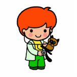 Veterinarian Boy Acrylic Cut Out