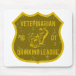 Veterinarian Drinking League mousepads