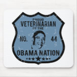 Veterinarian Obama Nation mousepads