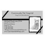 Veterinarian Scottish Terrier Dog Business Card Template