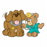 veterinarian vet teddy bear design photo sculptures