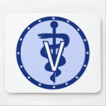 veterinary logo 2 mousepads