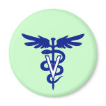 veterinary logo 4 magnets