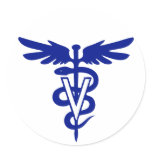 veterinary logo 4 stickers