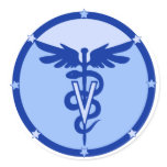 veterinary logo 4a stickers