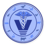 veterinary logo 5 stickers