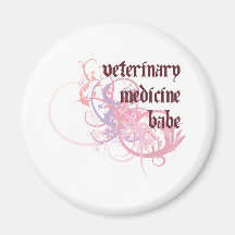 Veterinary Medicine Babe Fridge Magnet